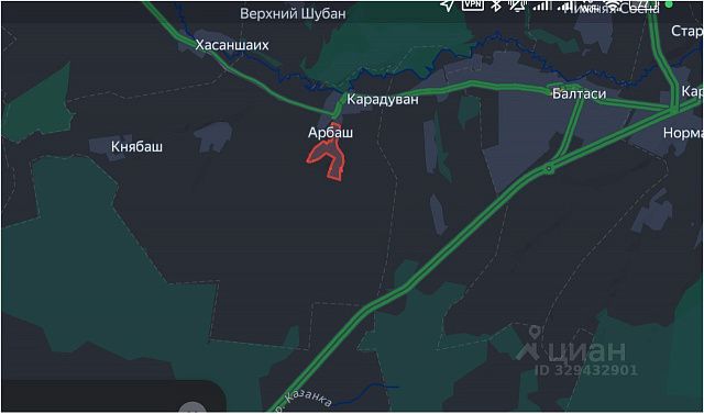 Участок 3 га. в селе Арбаш